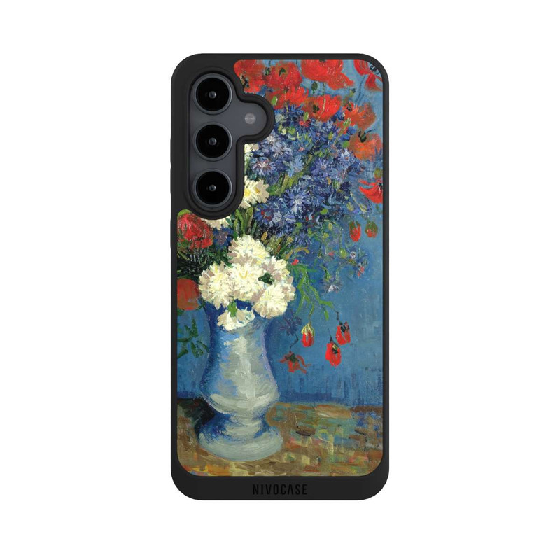 Galaxy S24 FE NIVOpure Stillleben Vase mit Kornblumen und Mohnblumen von Vincent Van Gogh