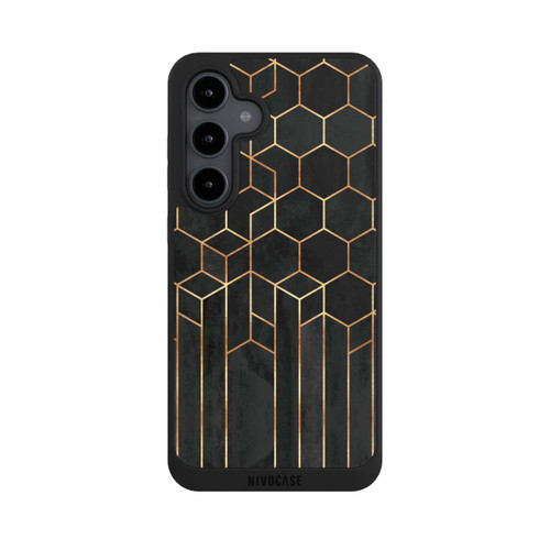 Samsung Galaxy S24 FE 5G NIVOpure Hexagones noirs