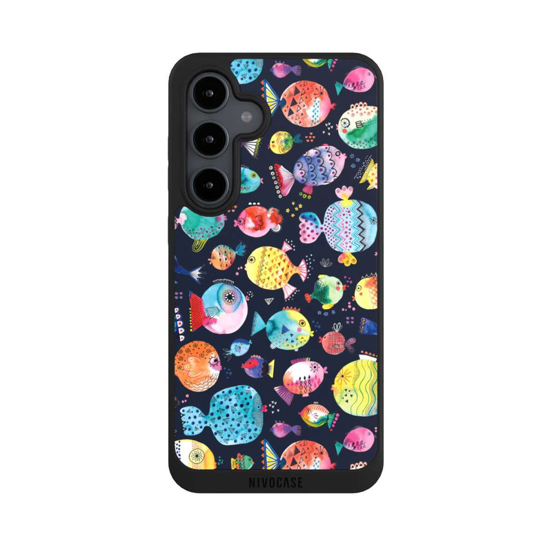 Galaxy S24 FE NIVOpure Plage Puffer poissons Enfant Marine