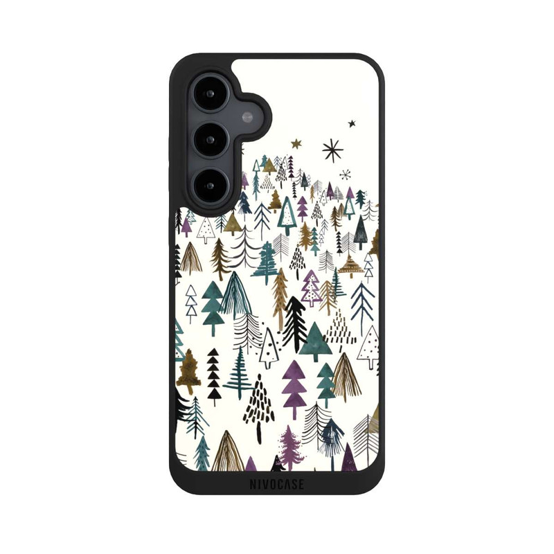 Galaxy S24 FE NIVOpure Mountain Trees Forest Purple
