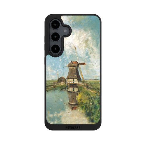 Samsung Galaxy S24 FE 5G NIVOpure A Windmill on a Polder Waterway