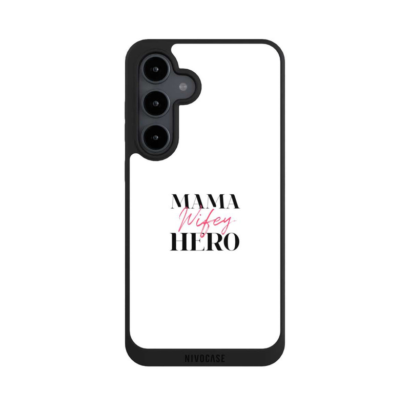 Galaxy S24 FE NIVOpure Mama Wifey Hero White