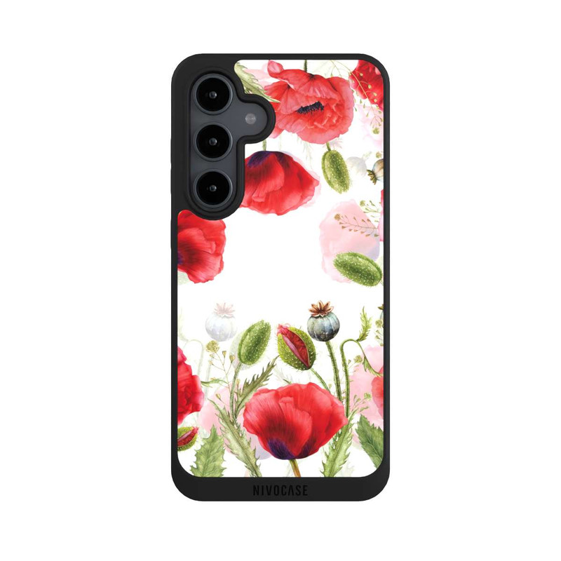 Galaxy S24 FE NIVOpure Cadre coquelicots