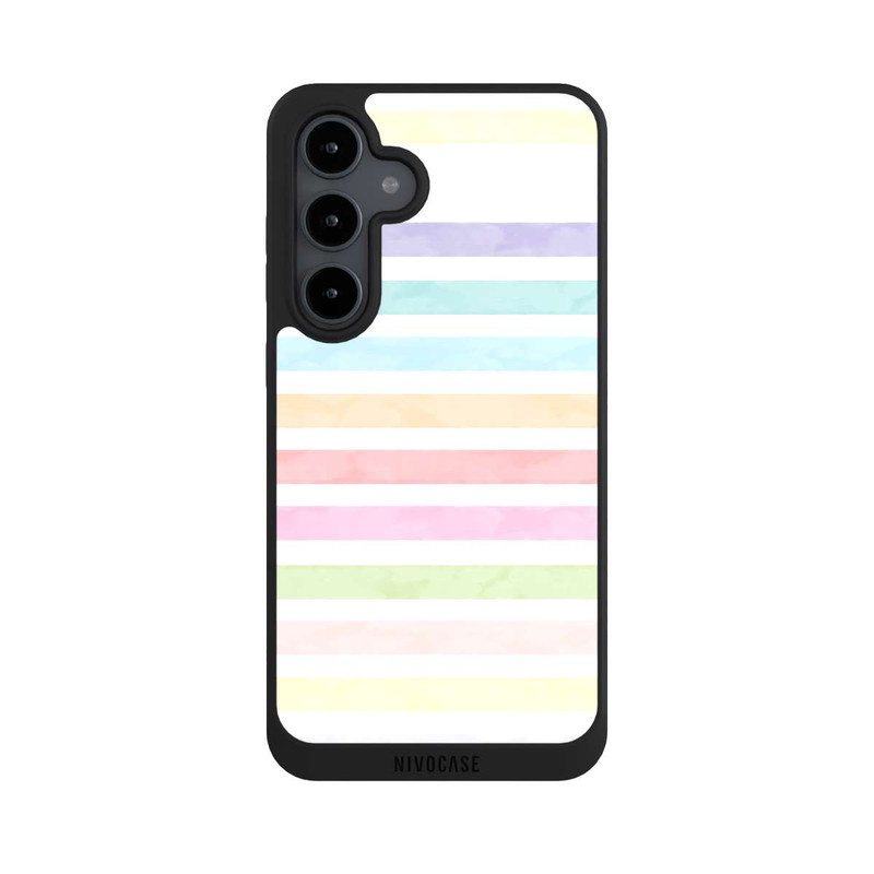 Galaxy S24 FE NIVOpure Rainbow Colorful Stripes