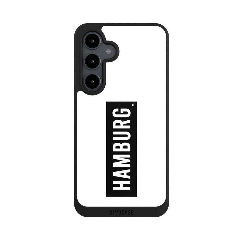 Galaxy S24 FE NIVOpure HSV Hamburg Schwarz Weiss