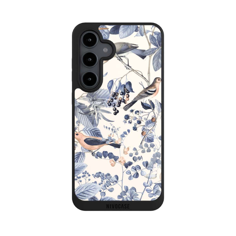 Galaxy S24 FE NIVOpure Oiseaux Et Baies en Beige