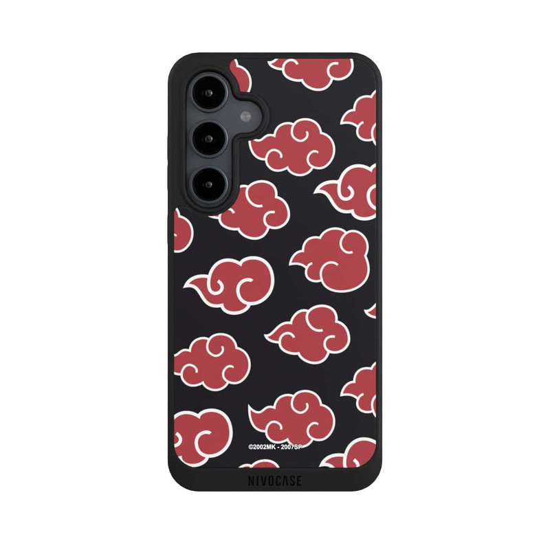 Galaxy S24 FE NIVOpure Akatsuki Pattern Black Big