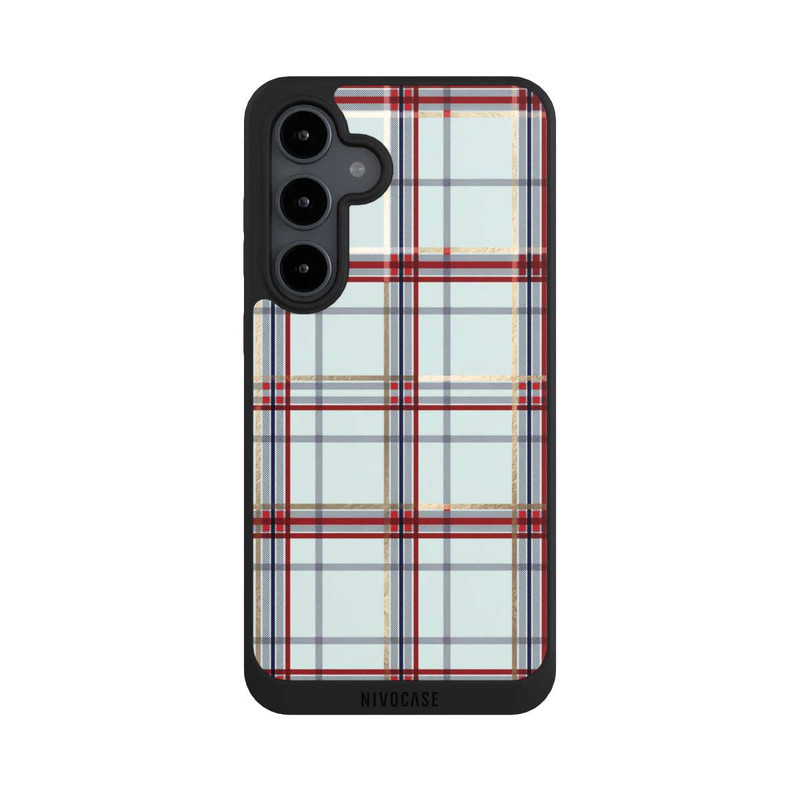 Galaxy S24 FE NIVOpure Tartan Blau