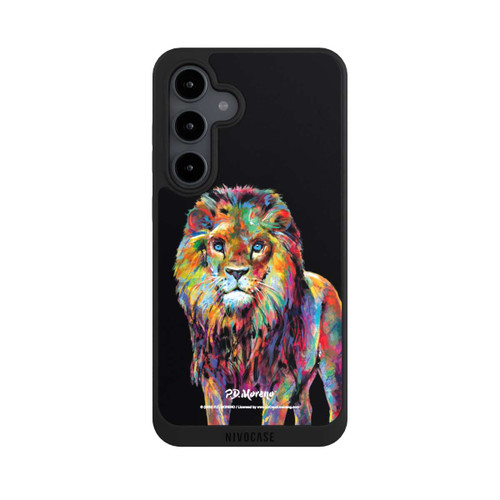 Samsung Galaxy S24 FE 5G NIVOpure Lion Colorful Art By P.D. Moreno
