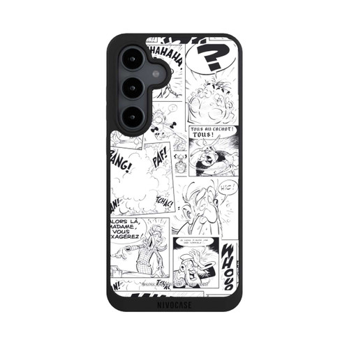 Samsung Galaxy S24 FE 5G NIVOpure BD Astérix Blanc &amp; Noir