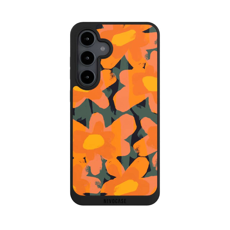 Galaxy S24 FE NIVOpure Flower meadow orange