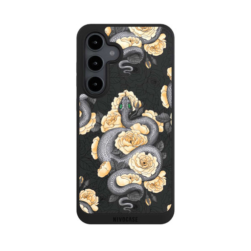 Samsung Galaxy S24 FE 5G NIVOpure Serpent et fleur jaune