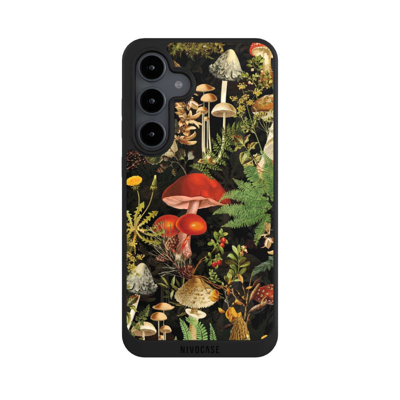 Galaxy S24 FE NIVOpure Différents champignons dans la forêt