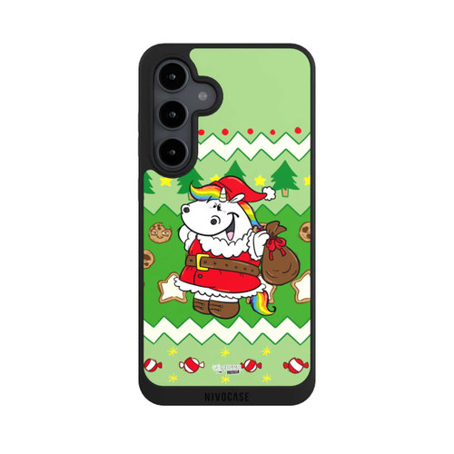 Samsung Galaxy S24 FE 5G NIVOpure Ugly Christmas Pummeleinhorn Green