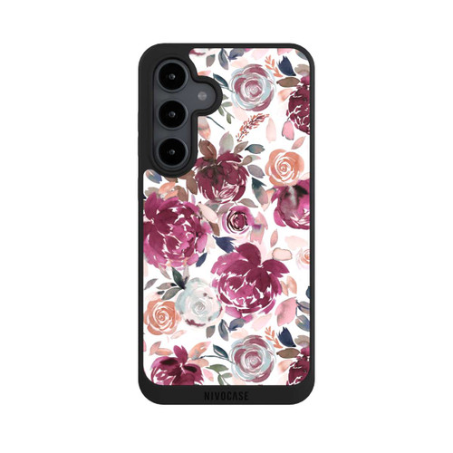 Samsung Galaxy S24 FE 5G NIVOpure Pivoines et roses d'automne Rose
