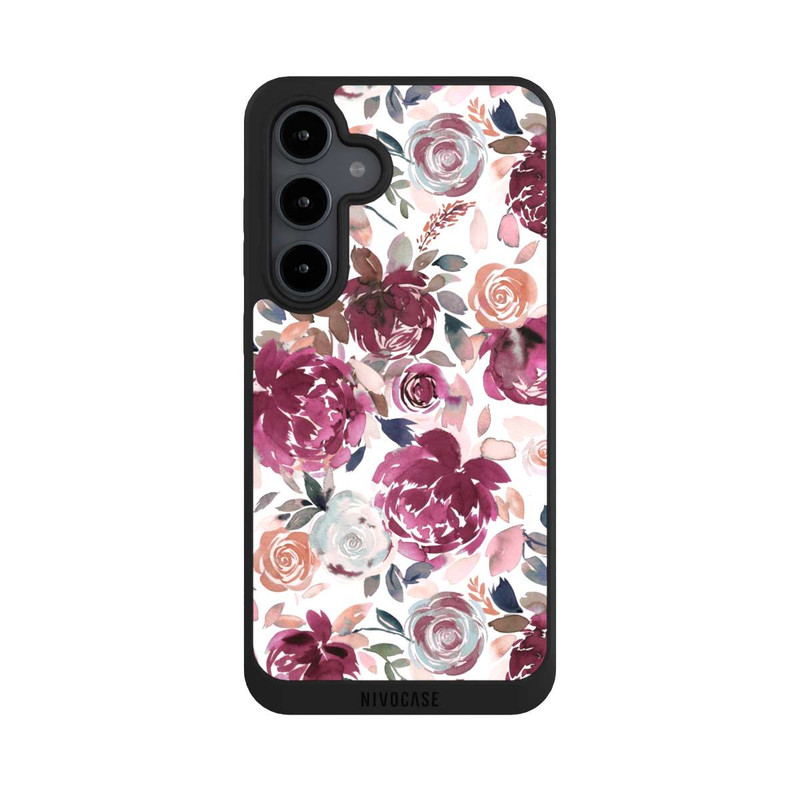 Galaxy S24 FE NIVOpure Pivoines et roses d'automne Rose