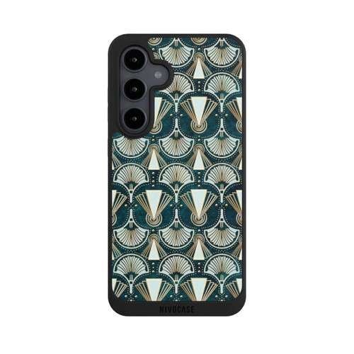 Samsung Galaxy S24 FE 5G NIVOpure Art Deco Green Pattern