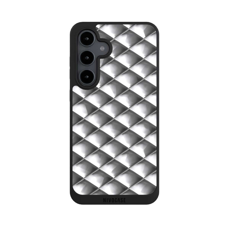 Galaxy S24 FE NIVOpure Glamour Silver Squares