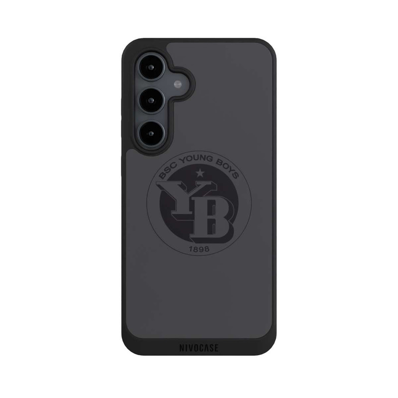 Galaxy S24 FE NIVOpure BSC YB Logo Grau