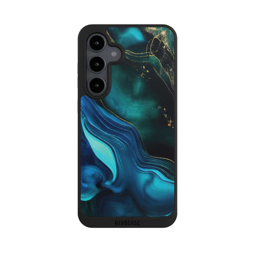 Samsung Galaxy S24 FE 5G NIVOpure Encre bleue et dorée