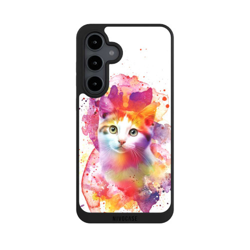 Samsung Galaxy S24 FE 5G NIVOpure Happy Kitty White