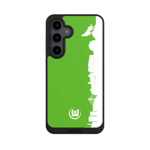 Samsung Galaxy S24 FE 5G NIVOpure Skyline Grün Weiß