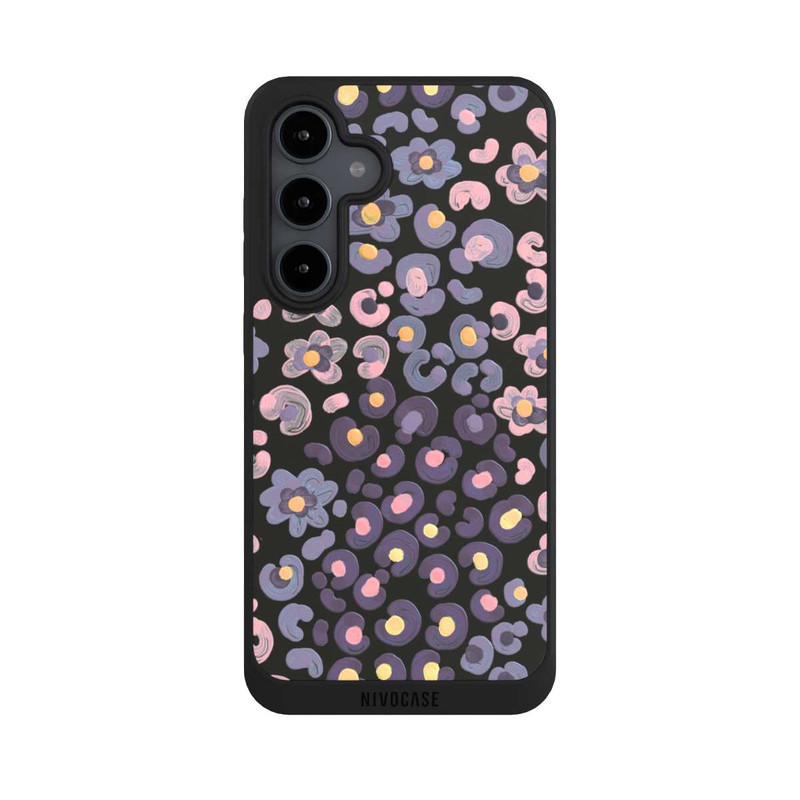 Galaxy S24 FE NIVOpure Peau d'animal avec fleurs