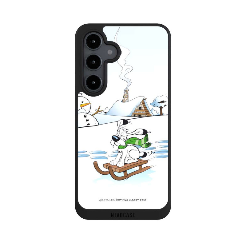 Galaxy S24 FE NIVOpure Idéfix fait du traîneau
