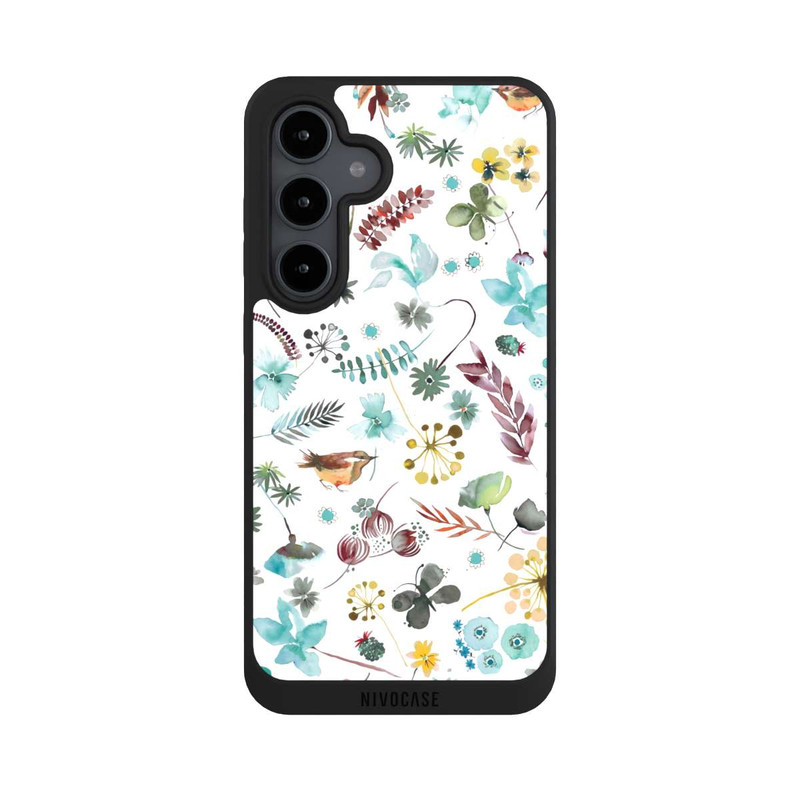 Galaxy S24 FE NIVOpure Botanischer Schmetterling Natur Blau