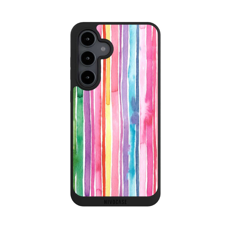 Galaxy S24 FE NIVOpure Camouflage Rainbow Stripes