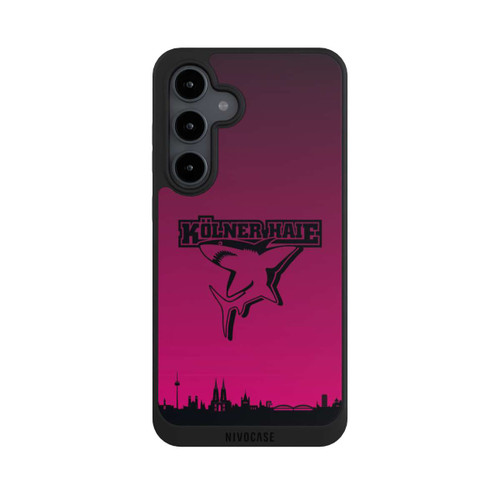Samsung Galaxy S24 FE 5G NIVOpure Kölner Haie Skyline Pink