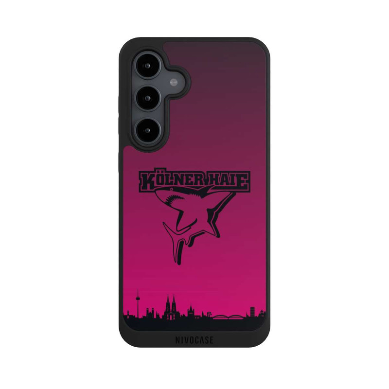 Galaxy S24 FE NIVOpure Kölner Haie Skyline Pink