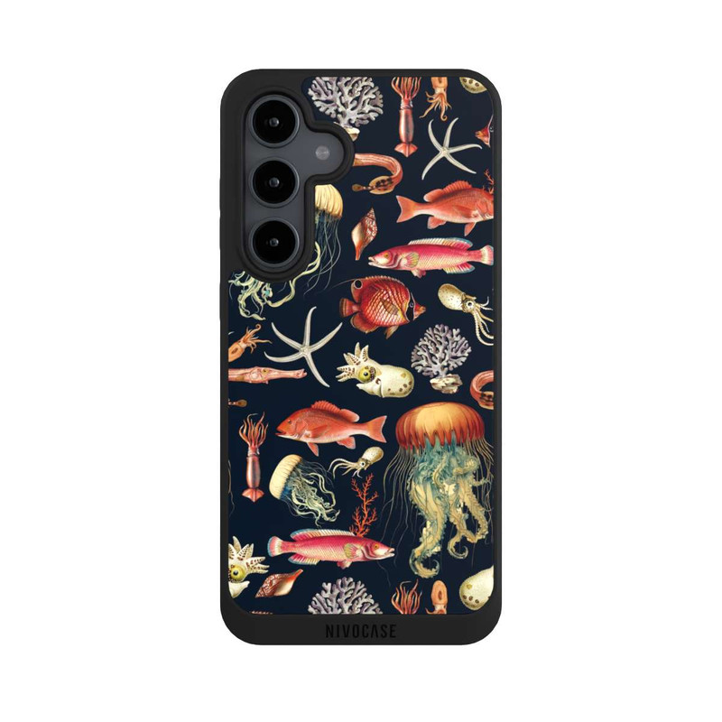 Galaxy S24 FE NIVOpure Deep Sea Fish Pattern