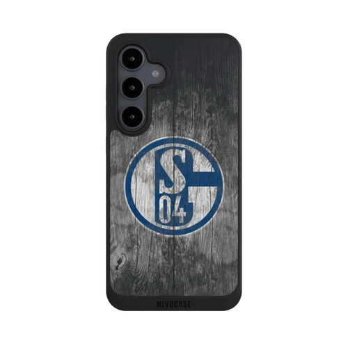 Samsung Galaxy S24 FE 5G NIVOpure Schalke 04 Holz Look