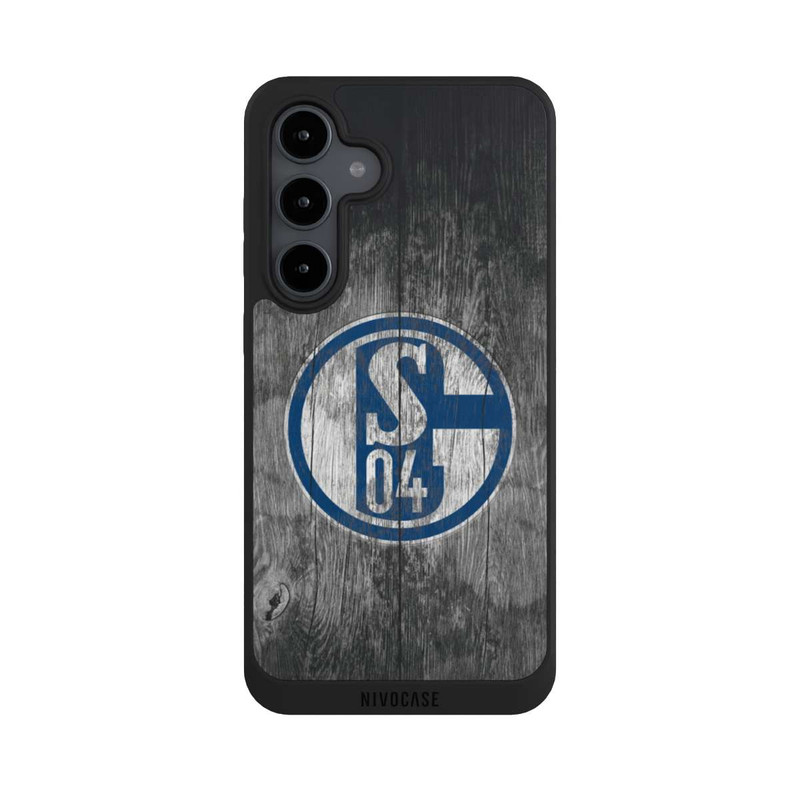 Galaxy S24 FE NIVOpure Schalke 04 Holz Look