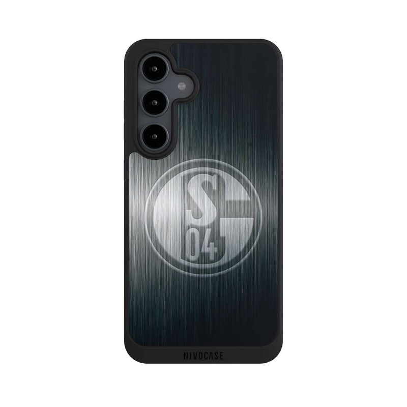 Galaxy S24 FE NIVOpure Schalke 04 Metall Look
