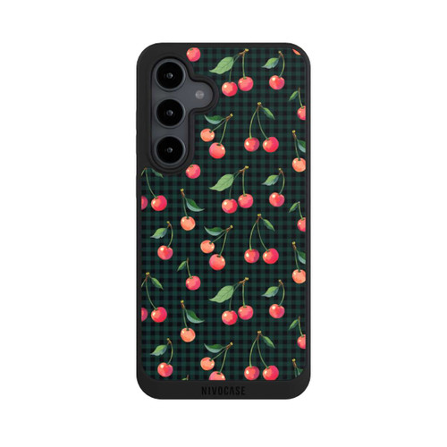 Samsung Galaxy S24 FE 5G NIVOpure Cherries and Green Gingham