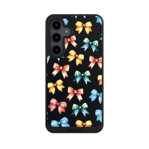Samsung Galaxy S24 FE 5G NIVOpure Rainbow Bows Black