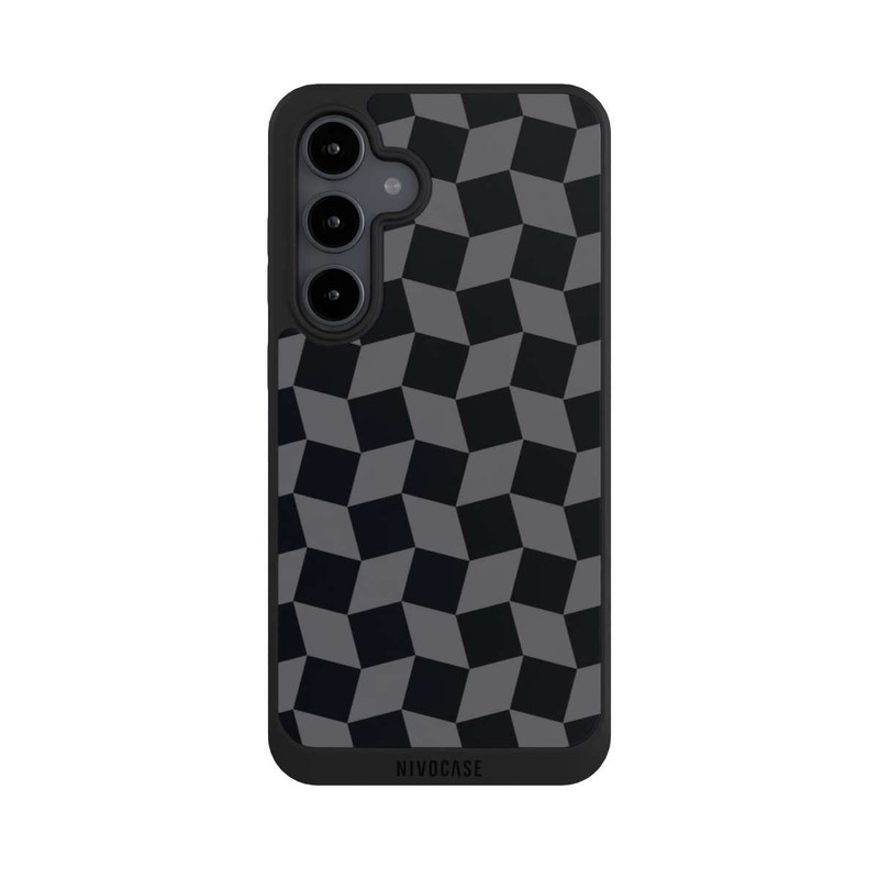 Galaxy S24 FE NIVOpure 3D Würfel-Muster Effektt