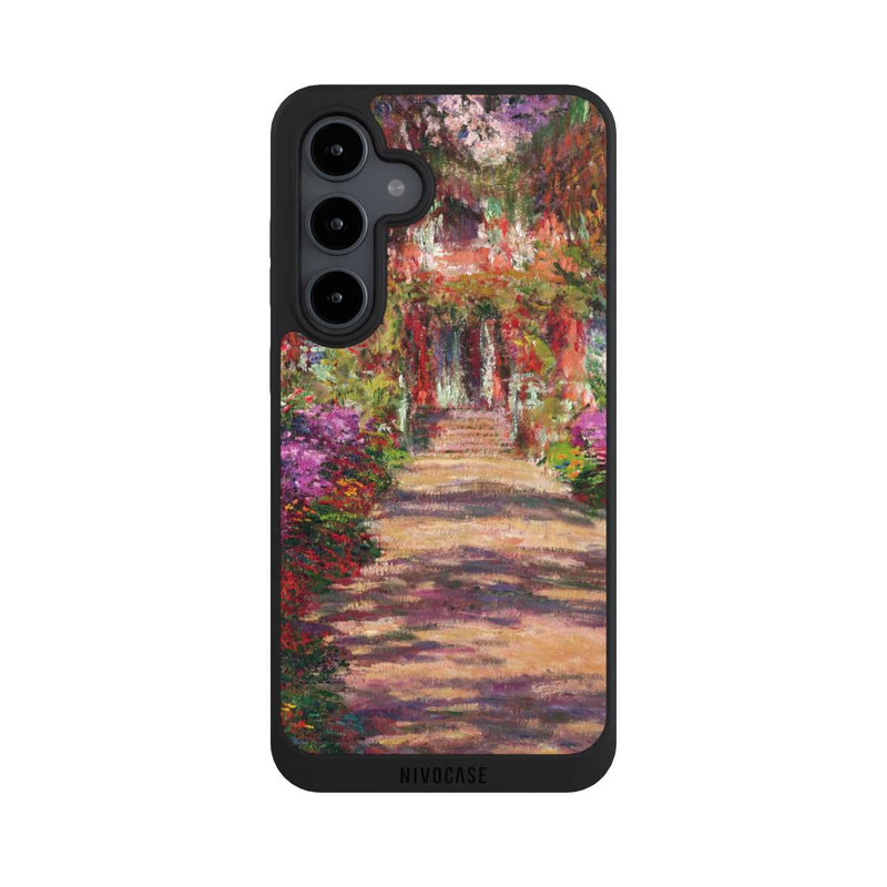 Galaxy S24 FE NIVOpure Eine Allee in Monets Garten in Giverny by Claude Monet