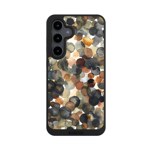 Samsung Galaxy S24 FE 5G NIVOpure Watercolor Dots Brown Pattern