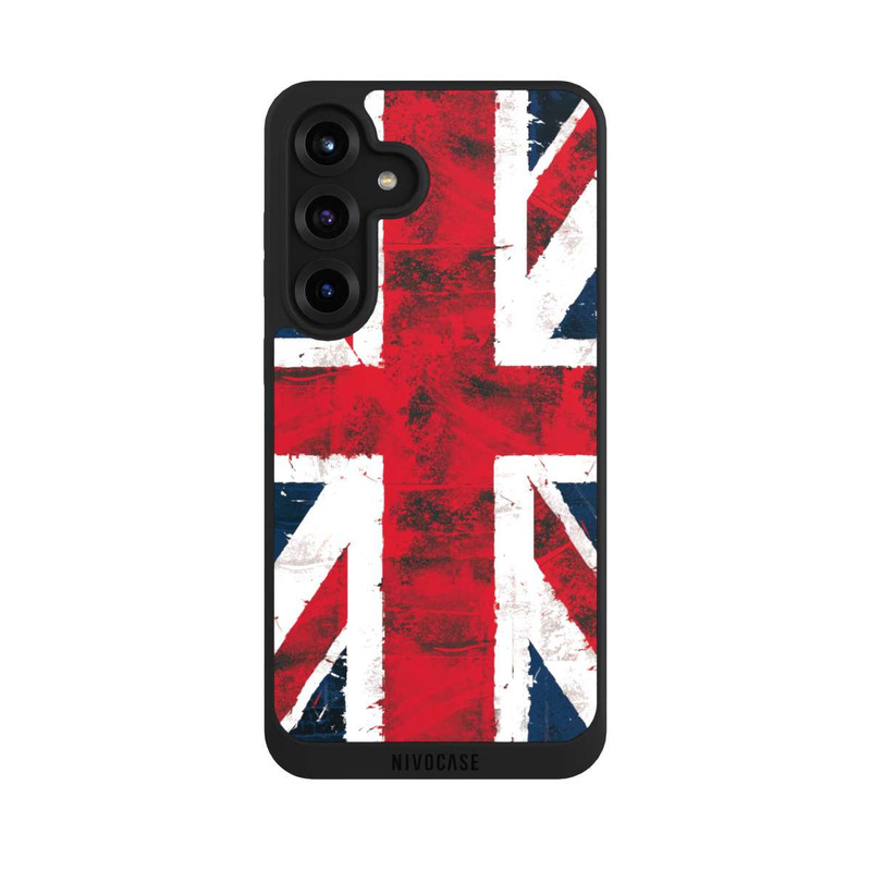 Galaxy S25 + NIVOpure Union Jack - Grunge