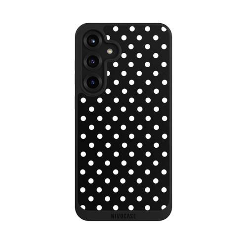 Samsung Galaxy S25+  NIVOpure Confettis blancs sur fond noir