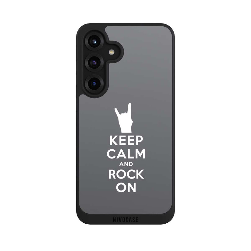Galaxy S25 + NIVOpure Keep Calm and Rock on