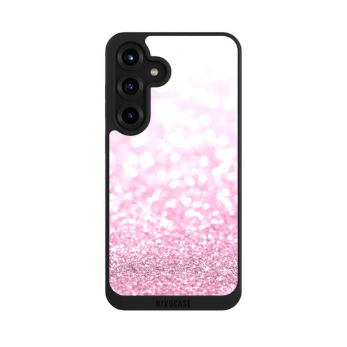 Samsung Galaxy S25+  NIVOpure Pluie de paillettes roses look