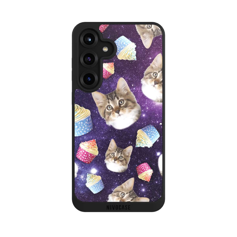 Galaxy S25 + NIVOpure Crazy Galaxy Space Cats