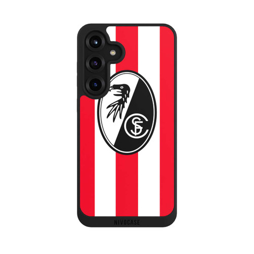 Samsung Galaxy S25+  NIVOpure SC Freiburg - Rot Gestreift
