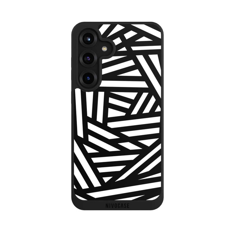Galaxy S25 + NIVOpure Einfach schwarz und weiß1