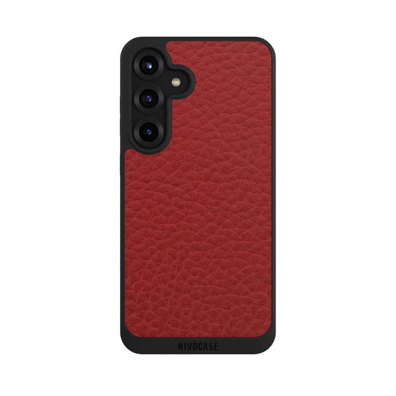 Galaxy S25 + NIVOpure Marsala Leather