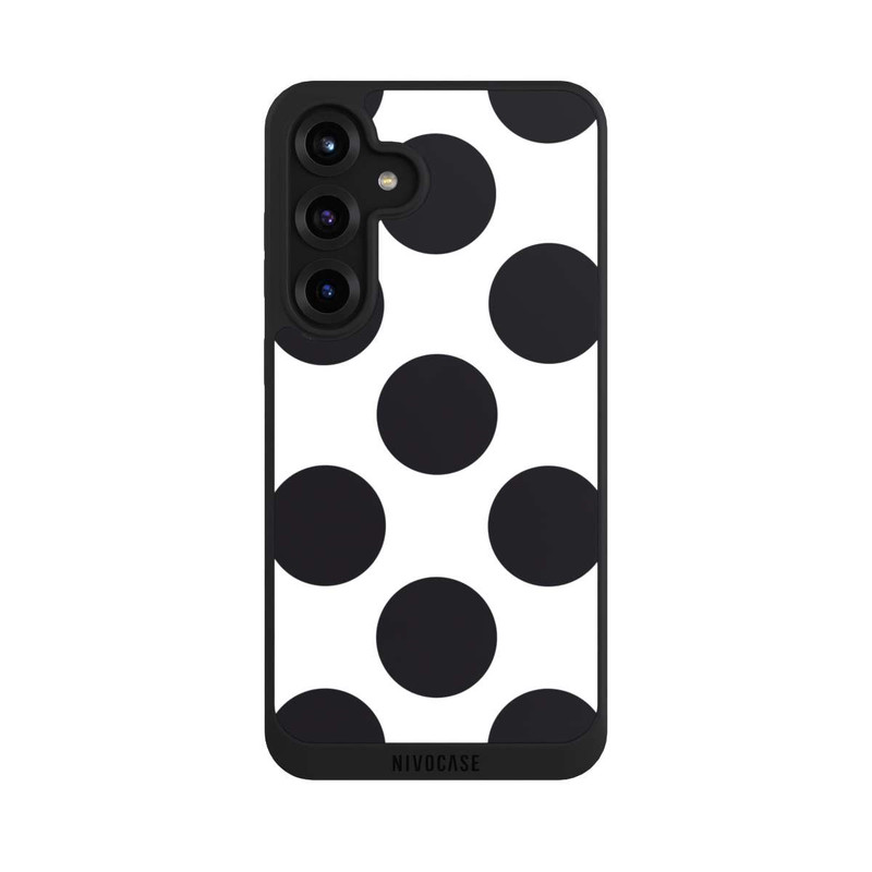 Galaxy S25 + NIVOpure Big Dots - White
